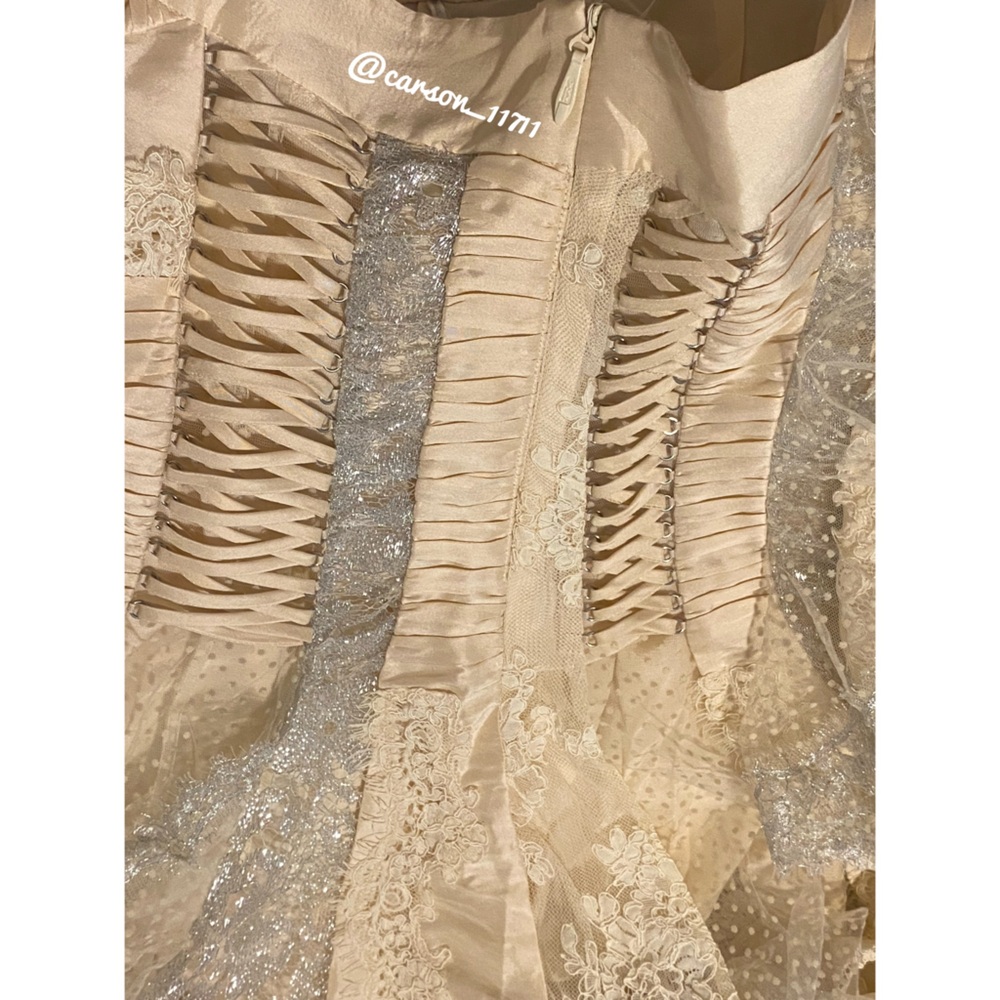Zimmermann Sabotage Tiered Ruffle Lace Skirt 0 - Picture 6 of 13